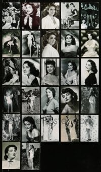 5d425 LOT OF 27 JULIE ADAMS 4X6 REPRO PHOTOS 1980s wonderful portraits of the pretty actress!