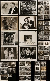 5d331 LOT OF 54 1940S 8X10 STILLS 1940s scenes & portraits from a variety of different movies!