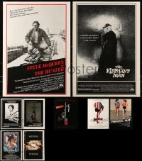 5d456 LOT OF 9 UNFOLDED 17X24 MINI POSTERS 1970s-1980s great images from a variety of movies