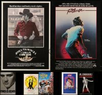 5d584 LOT OF 7 UNFOLDED MOSTLY MUSICAL SPECIAL POSTERS 1980s great images from a variety of movies