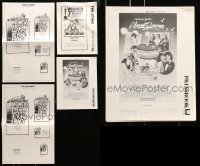 5d269 LOT OF 5 UNCUT PRESSBOOKS AND AD SUPPLEMENTS 1940s-1970s advertising a variety of movies!
