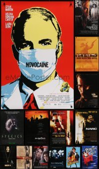 5d559 LOT OF 16 UNFOLDED DOUBLE-SIDED AND SINGLE-SIDED 27X40 ONE-SHEETS 1990s-2000s cool images!