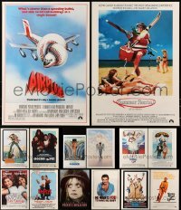 5d579 LOT OF 14 UNFOLDED COMEDY SPECIAL POSTERS 1970s-1980s great images from a variety of movies
