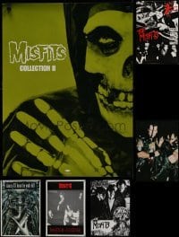 5d031 LOT OF 6 UNFOLDED MISFITS/DANZIG COMMERCIAL POSTERS 1980s-1990s great images of the bands!