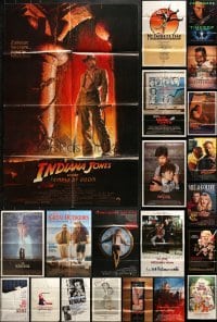 5d137 LOT OF 45 FOLDED ONE-SHEETS 1980s-1990s great images from a variety of different movies!