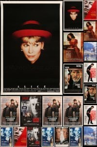 5d480 LOT OF 30 UNFOLDED MOSTLY SINGLE-SIDED ONE-SHEETS WITH 3 OF EACH 1990s cool movie images!