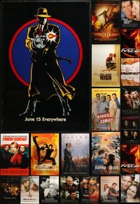 5d475 LOT OF 32 UNFOLDED MOSTLY DOUBLE-SIDED 27X40 ONE-SHEETS 1990s-2000s cool movie images!