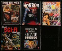 5d037 LOT OF 5 BRUCE HERSHENSON HORROR/SCI-FI SOFTCOVER MOVIE BOOKS 2000-2004 color poster images!