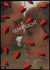 5f596 SEHNSUCHT East German 23x32 1990 Jurgen Brauer, leaves & romantic close-up of top cast!