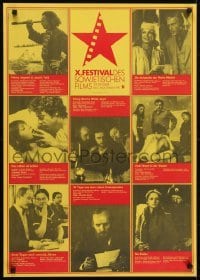 5f610 X FESTIVAL DES SOWJETISCHEN FILMS East German 23x32 1979 The Youth of Peter the Great & more!