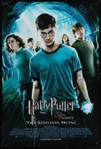 5f189 HARRY POTTER & THE ORDER OF THE PHOENIX advance DS English 1sh 2007 Radcliffe wearing t-shirt!