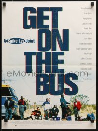 5f495 GET ON THE BUS French 16x22 1997 Spike Lee, one-year Million Man March anniversary!