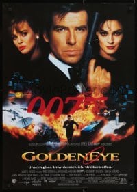 5f135 GOLDENEYE German 1995 cool image of Pierce Brosnan as secret agent James Bond 007!