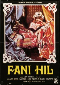 5f268 FANNY HILL Yugoslavian 19x27 1983 memoirs of a woman of pleasure, different sexy image!