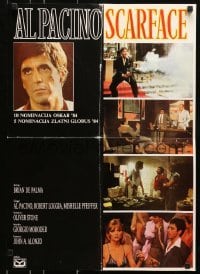 5f302 SCARFACE Yugoslavian 19x27 1984 Al Pacino, Michelle Pfeiffer, Brian De Palma, Oliver Stone