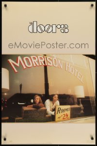 5g300 DOORS 23x35 Dutch commercial poster 1991 Jim Morrison and Ray Manzarek in Morrison Hotel!