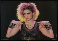 5g359 MADONNA 25x35 English commercial poster 1985 great image of sexy singer in see through top!
