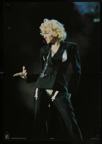 5g361 MADONNA 25x35 English commercial poster 1991 great image of sexy singer in suit!