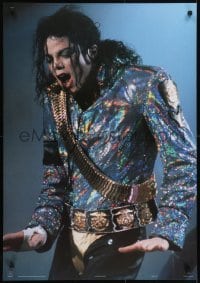 5g371 MICHAEL JACKSON 25x35 English commercial poster 1993 cool image of the legend on stage!