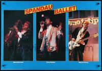 5g402 SPANDAU BALLET 27x39 Italian commercial poster 1980s Martin Kemp, Hadley, Steve Norman!