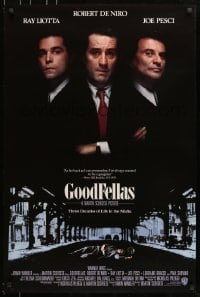5g690 GOODFELLAS int'l 1sh 1990 Robert De Niro, Joe Pesci, Ray Liotta, Martin Scorsese classic!