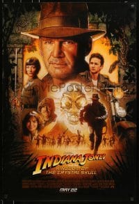 5g719 INDIANA JONES & THE KINGDOM OF THE CRYSTAL SKULL int'l advance 1sh 2008 May 22 style, Drew!