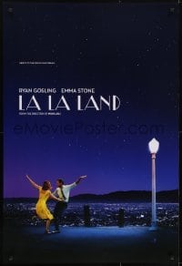 5g749 LA LA LAND teaser DS 1sh 2016 Ryan Gosling, Emma Stone dancing, the fools who dream!