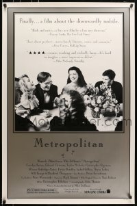 5g803 METROPOLITAN 1sh 1990 Whit Stillman's film about the downwardly mobile!
