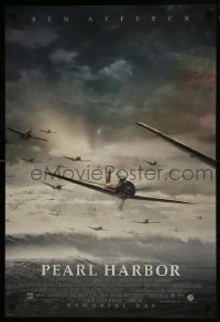 5g840 PEARL HARBOR advance DS 1sh 2001 Michael Bay, World War II, B5N2 bombers flying in!
