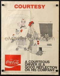 5g435 COCA-COLA group of 7 17x22 special posters 1977-1981 cool workplace safety posters!
