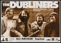 5g108 DUBLINERS 24x33 German music poster 1976 Luke Kelly and Ronnie Drew, the band!