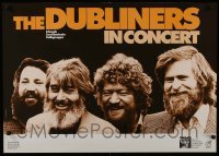 5g107 DUBLINERS 24x33 German music poster 1979 Luke Kelly and Ronnie Drew, the band!
