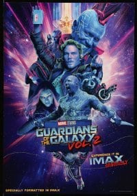 5g250 GUARDIANS OF THE GALAXY VOL. 2 IMAX mini poster 2017 different cast montage!