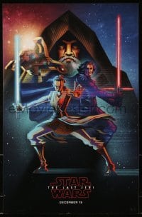 5g255 LAST JEDI group of 3 mini posters 2017 limited edition set from Disney Movie Clu/Poster Posse!