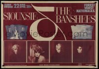 5g124 SIOUXSIE & THE BANSHEES 28x40 Belgian music poster 1980s Siouxsie Sioux, Steven Severin!