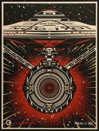 5g513 STAR TREK BEYOND 18x24 special poster 2016 Starship Enterprise by Everett, Cinemark RealD 3D