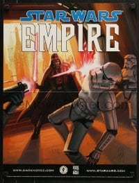 5g519 STAR WARS: REPUBLIC/STAR WARS: EMPIRE 2-sided 18x24 special poster 2002 Darth Vader, Obi-Wan!