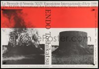 5g221 VENICE BIENNALE 29x41 Japanese museum/art exhibition 1990 works of Endo Toshikatsu!