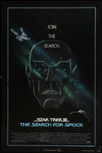 5g913 STAR TREK III 1sh 1984 The Search for Spock, art of Leonard Nimoy by Huyssen & Huerta!
