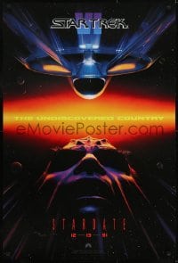 5g917 STAR TREK VI teaser 1sh 1991 William Shatner, Leonard Nimoy, Stardate 12-13-91!