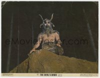 5h315 DEVIL'S BRIDE color 11x14 still 1968 c/u of Satanic half-man half-beast Goat of Mendes!