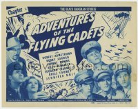 5h003 ADVENTURES OF THE FLYING CADETS chapter 1 TC 1943 Universal serial, Black Hangman Strikes!