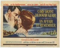 5h004 AFFAIR TO REMEMBER TC 1957 art of Cary Grant about to kiss Deborah Kerr, Leo McCarey classic!