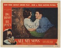 5h157 ALL MY SONS LC #6 1948 romantic close up of Burt Lancaster with Louisa Horton under tree!