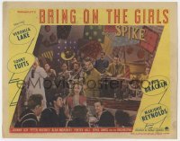 5h234 BRING ON THE GIRLS LC #8 1944 Veronica Lake, Spike Jones & His Orchestra performing!
