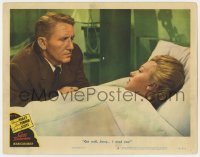 5h248 CASS TIMBERLANE LC #3 1948 Spencer Tracy tells Lana Turner in hospital bed that he needs her!