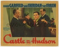 5h250 CASTLE ON THE HUDSON LC 1940 Ann Sheridan watches cops grab John Garfield in courtroom!