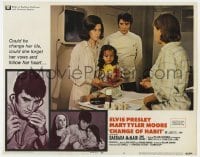 5h253 CHANGE OF HABIT LC #6 1969 Dr. Elvis Presley with Mary Tyler Moore and sick child!