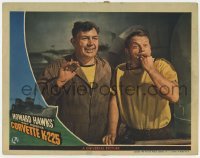 5h279 CORVETTE K-225 LC 1943 Howard Hawks, c/u of Andy Devine laughing & Murray Alper whistling!