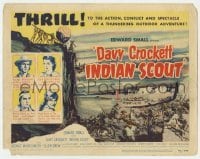 5h029 DAVY CROCKETT INDIAN SCOUT TC 1949 George Montgomery, Ellen Drew, Philip Reed, Noah Beery Jr!